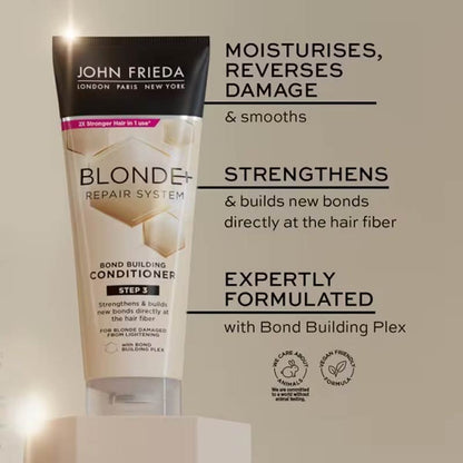 Blonde+ Repair System Bond Building Conditioner by John Frieda