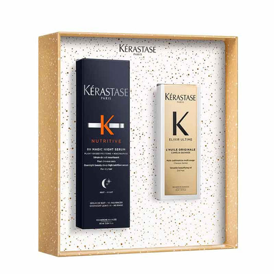 8H Magic Night Serum & Elixir Ultime Oil Day & Night Duo Gift Set by Kérastase