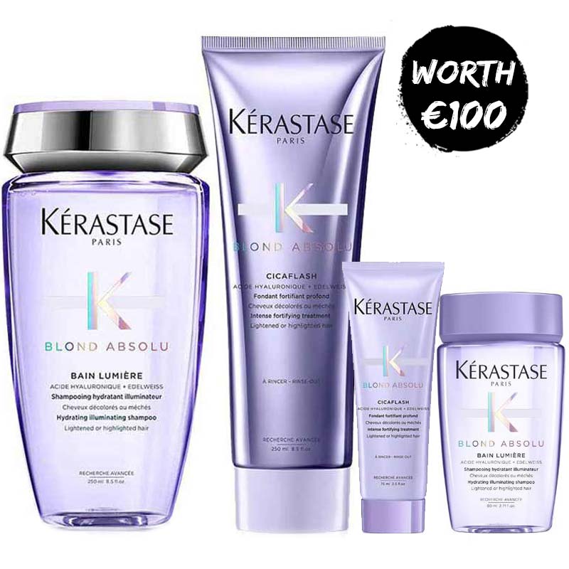 Blond Absolu Duo Plus Travel Shampoo & Cicaflash by Kérastase