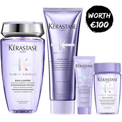Blond Absolu Duo Plus Travel Shampoo & Cicaflash by Kérastase