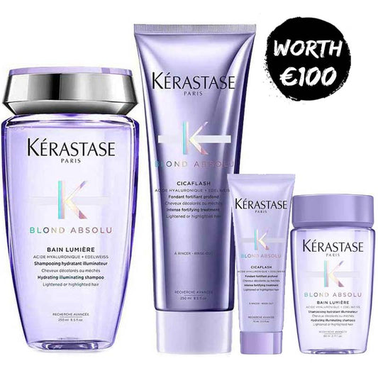 Blond Absolu Duo Plus Travel Shampoo & Cicaflash by Kérastase