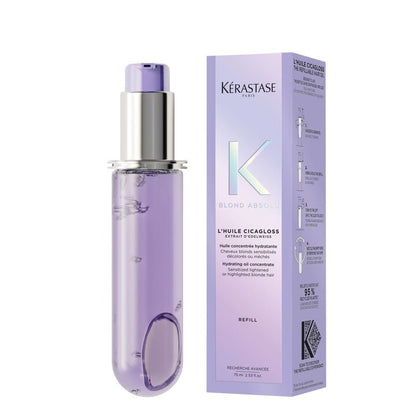 Blond Absolu Huile Cicagloss Hair Oil In Refillable Bottle by Kérastase
