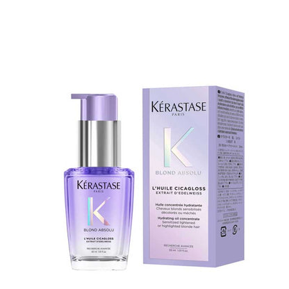 Blond Absolu Huile Cicagloss Hair Oil In Refillable Bottle by Kérastase