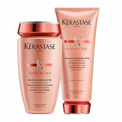 Discipline Smoothing Shampoo & Conditioner Duo for Frizzy Hair by Kérastase