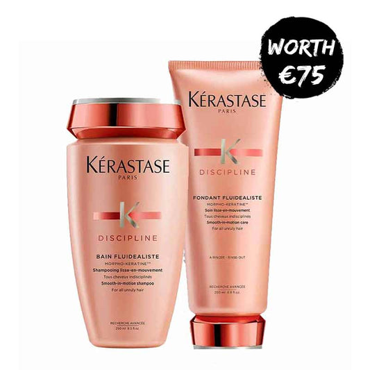 Discipline Smoothing Shampoo & Conditioner Duo for Frizzy Hair by Kérastase