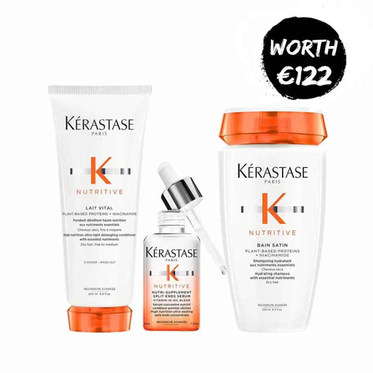 Nutritive Shampoo Conditioner & Serum For Dry Hair by Kérastase