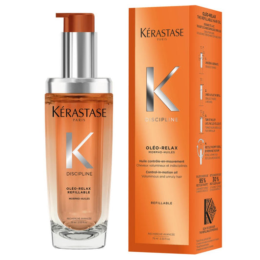 Discipline Hair Oil For Frizzy Hair In Refillable Bottle by Kérastase