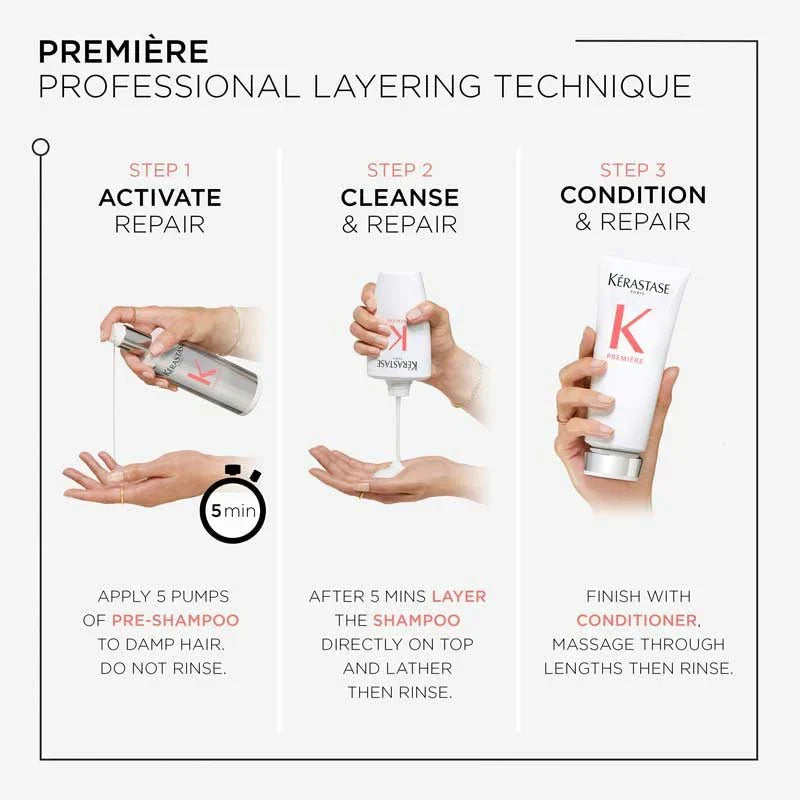 Première Decalcifying Repairing Shampoo Conditioner + 3 Free Minis by Kérastase