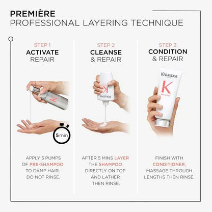 Première Decalcifying Repairing Shampoo Conditioner + 3 Free Minis by Kérastase