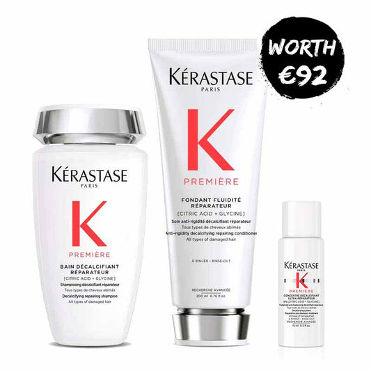 Première Decalcifying Repairing Shampoo, Conditioner + Pre-Shampoo Treatment 15ml by Kérastase