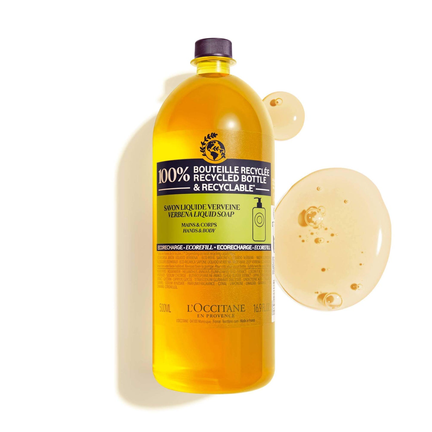 Shea Verbena Hands & Body Liquid Soap by L'OCCITANE