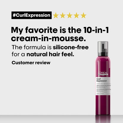 Curl Expression 10 In 1 Professional Cream-In-Mousse For Curls & Coils by L'Oréal Professionnel