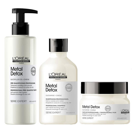 Metal Detox Pre-Shampoo Shampoo & Mask Bundle by L'Oréal Professionnel