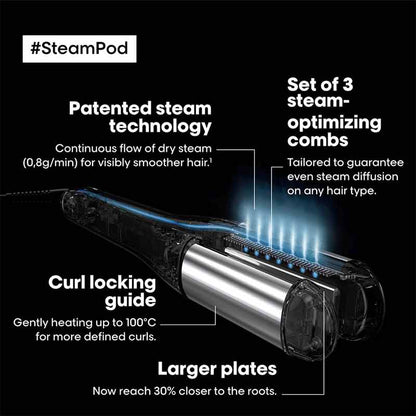 Steampod 4.0 Hair Styling Tool For All Hair Types by L'Oréal Professionnel
