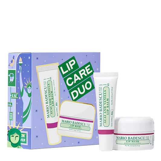 Mario Badescu Lip Care Duo Gift Set Acai Vanilla Balm Mask