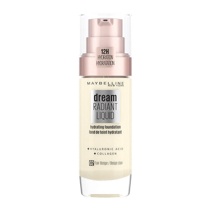Dream Radiant Liquid Hydrating Foundation with Hyaluronic Acid and Collagen