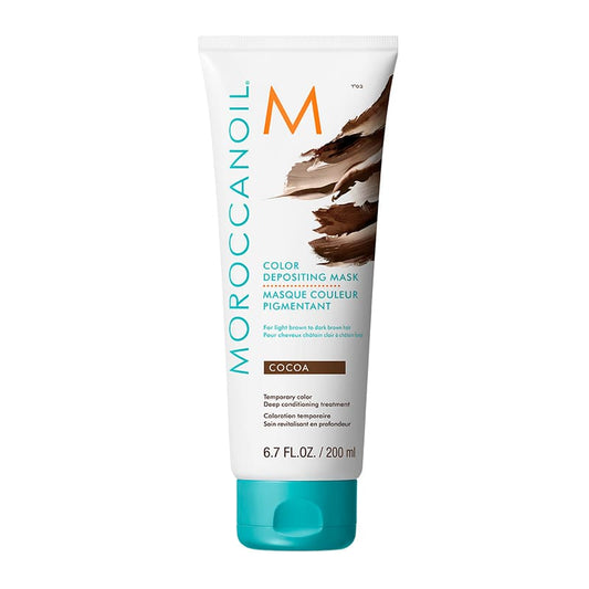 Cocoa Colour Depositing Mask For Light To Dark Brown Hair by Moroccanoil
