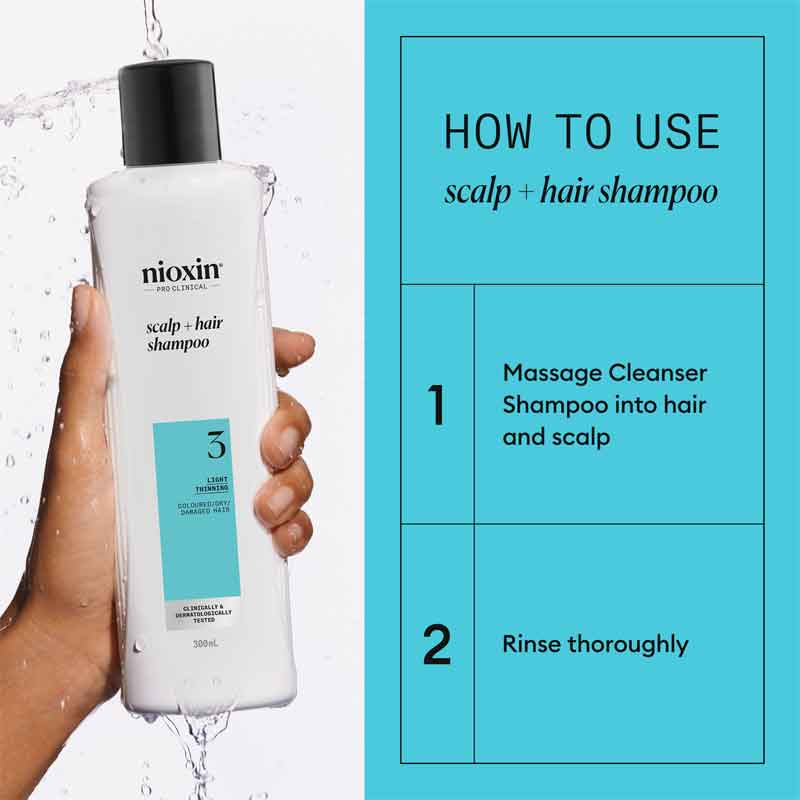 System 3 Cleanser Shampoo For Coloured Hair by Nioxin