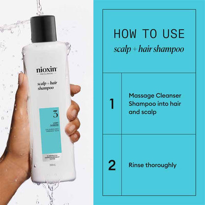 System 3 Cleanser Shampoo For Coloured Hair by Nioxin