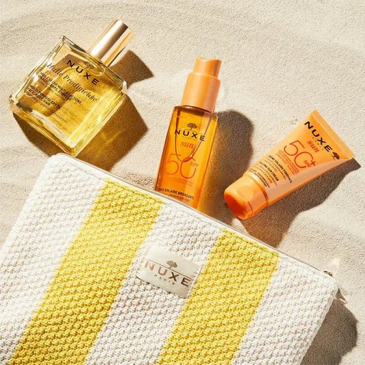 Summer Essentials Set With Beach Pouch by NUXE