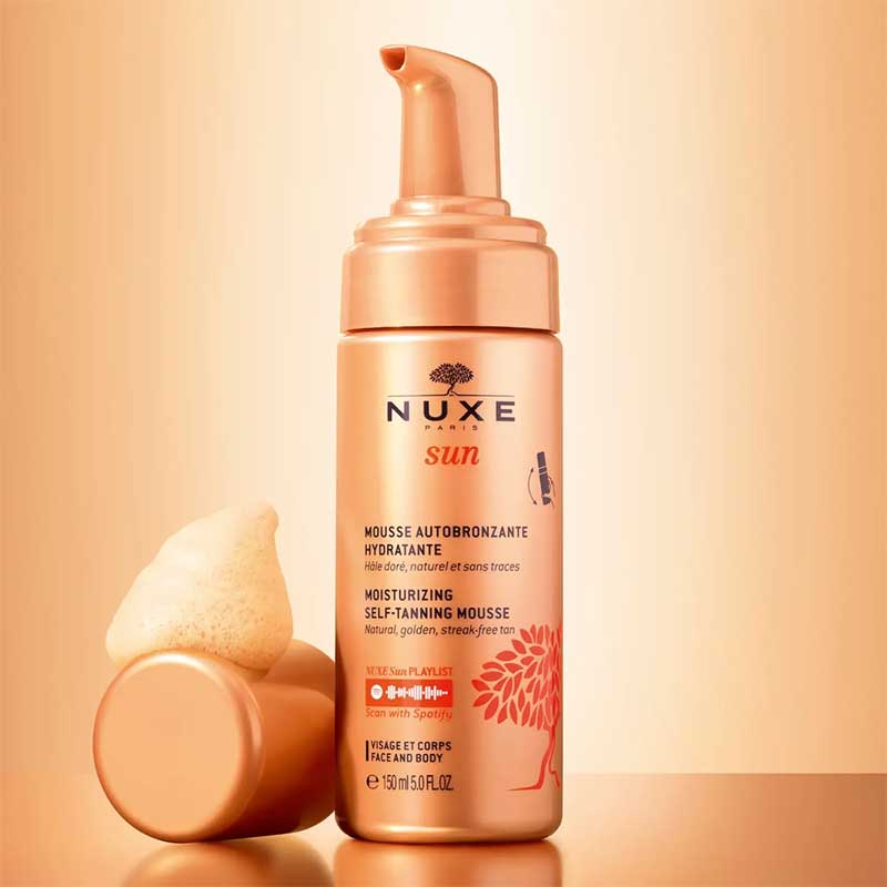 Moisturizing Self-Tanning Mousse SPF 50 by NUXE