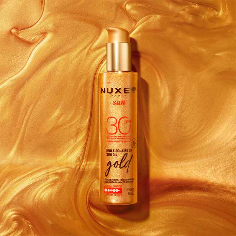 Sun Oil Shimmering Gold SPF 30 by NUXE