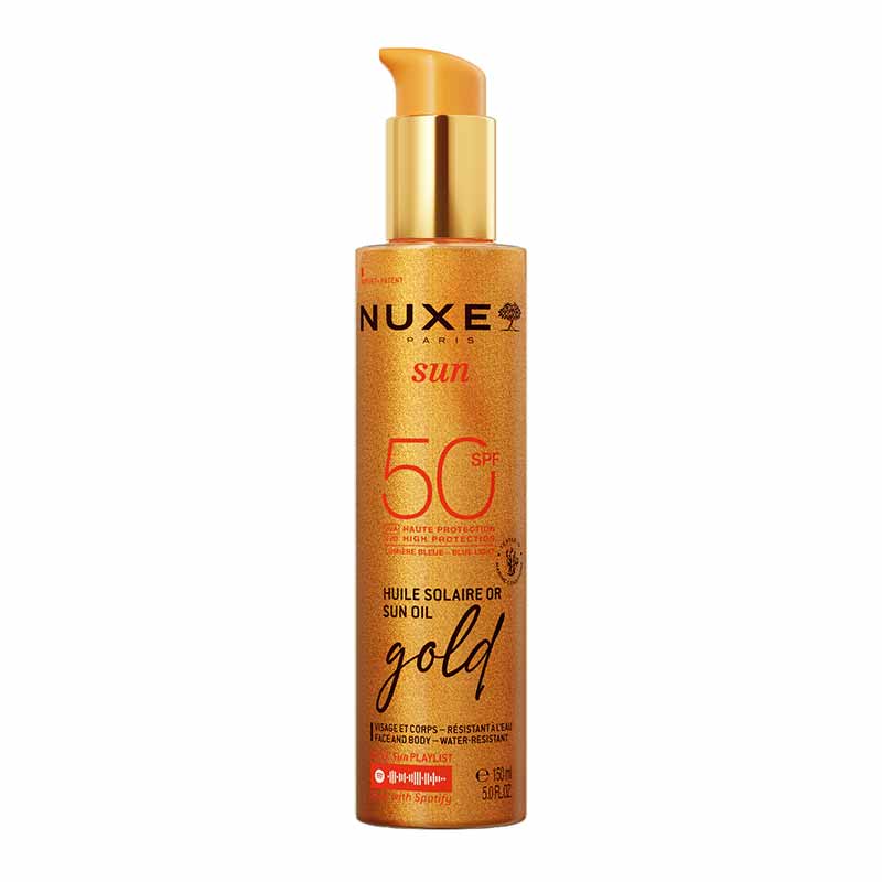 Sun Oil Shimmering Gold SPF 50 by NUXE