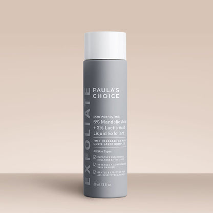 Skin Perfecting 6% Mandelic Acid + 2% Lactic Acid Liquid Exfoliant