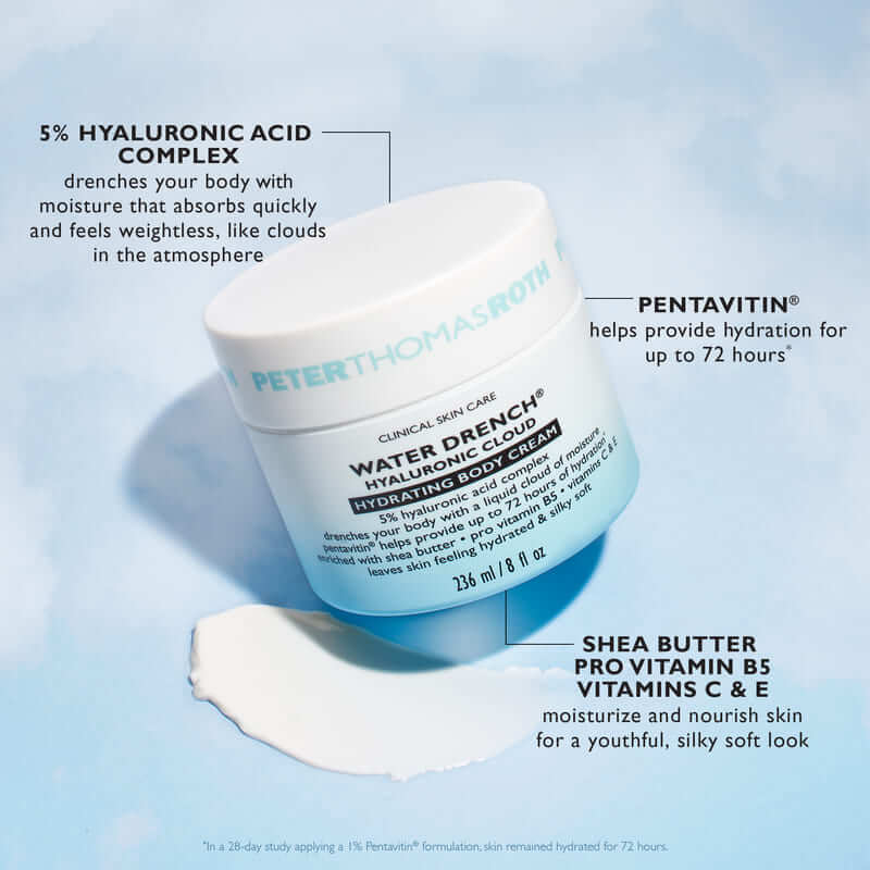 Water Drench Hyaluronic Cloud Body Cream by Peter Thomas Roth