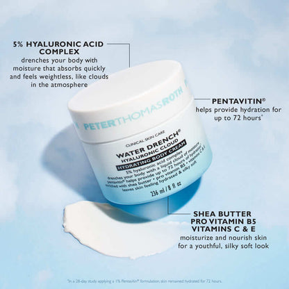 Water Drench Hyaluronic Cloud Body Cream by Peter Thomas Roth