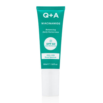 Niacinamide Balancing Face Sunscreen SPF 50 by Q+A
