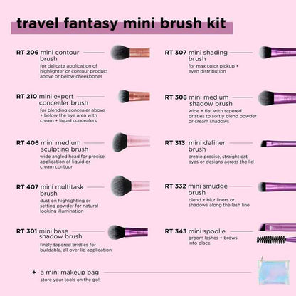 Travel Fantasy Mini Brush Kit
