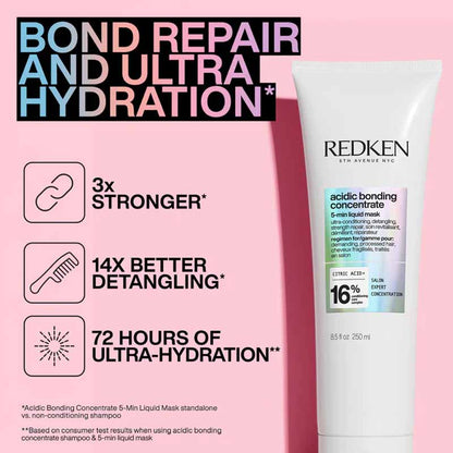 Acidic Bonding Concentrate 5-Minute Liquid Mask For Damaged Hair by Redken