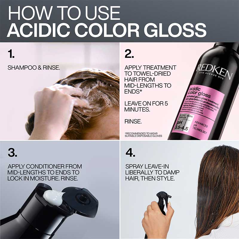 Acidic Color Gloss Activated Glass Gloss Treatment by Redken