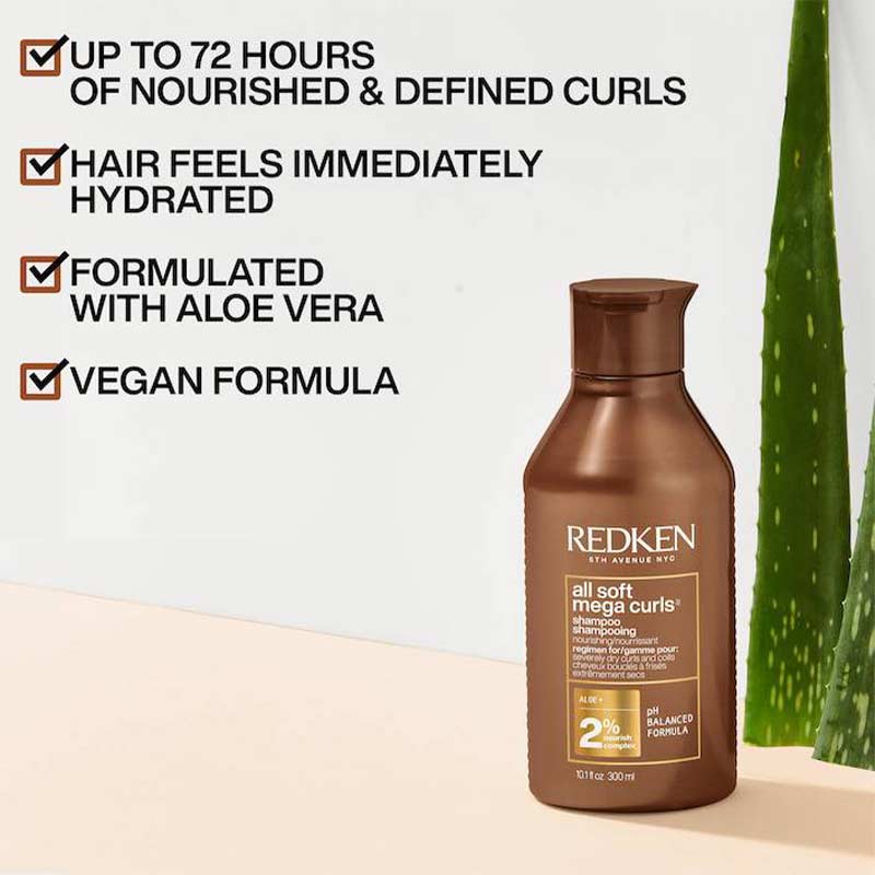 All Soft Mega Curls Shampoo For Curly Hair by Redken