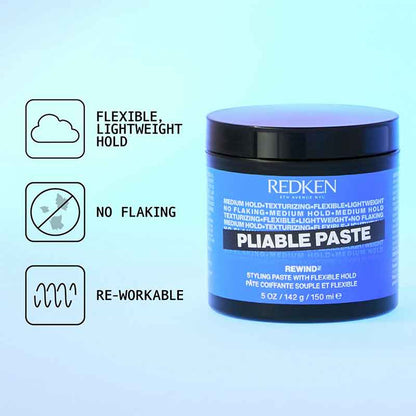 Pliable Rewind Styling Paste by Redken