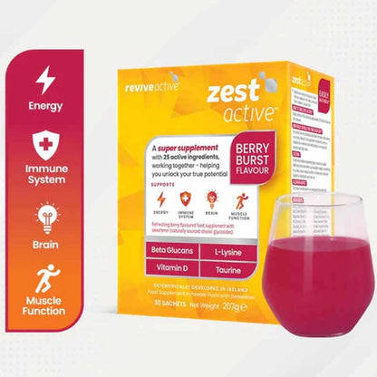 Zest Active Berry Daily Supplement by Revive Active