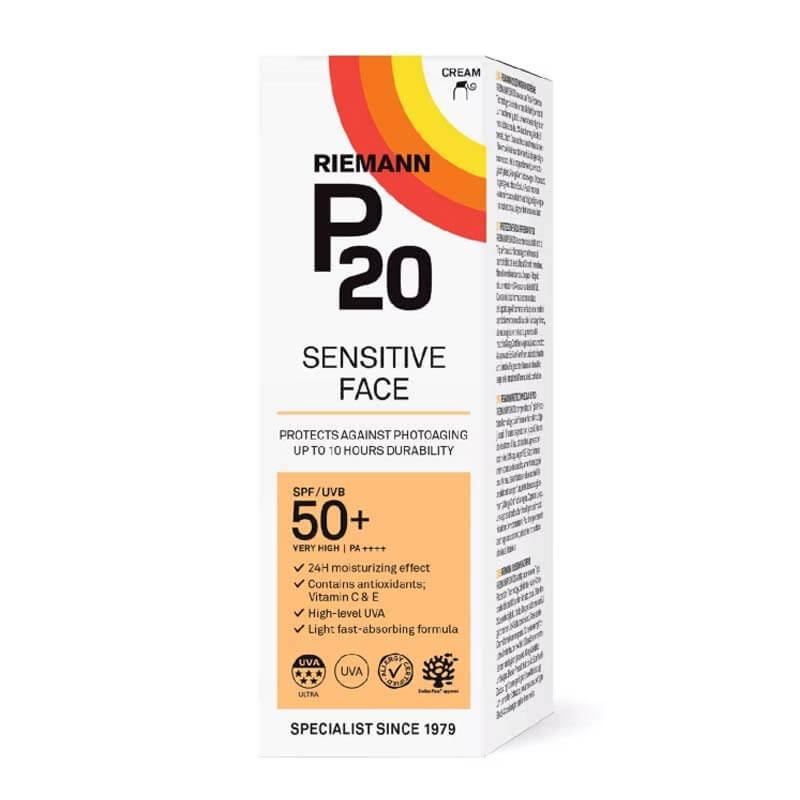 Sensitive Face SPF 50+ Sun Cream by Riemann P20