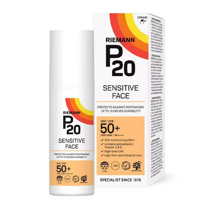 Sensitive Face SPF 50+ Sun Cream by Riemann P20
