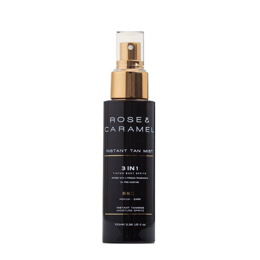 Instant Tan Mist 3 In 1 Tinted Body Spritz 200ml by Rose & Caramel
