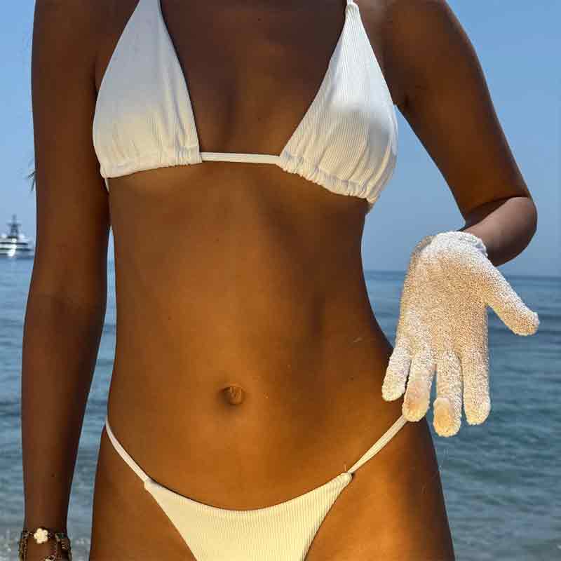 Purity Exfoliating Gloves by Rose & Caramel