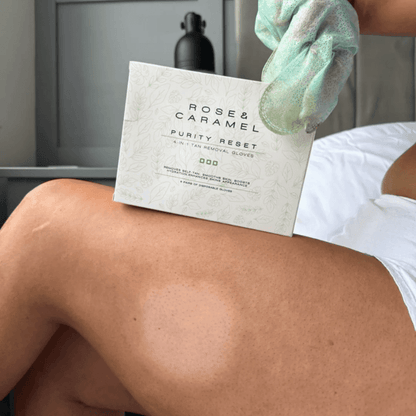 Purity Reset 4-in-1 Tan Removal Gloves by Rose & Caramel