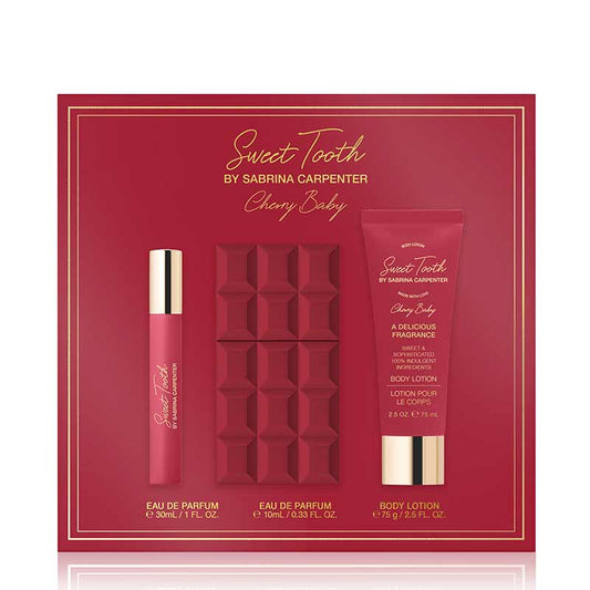 Sweet Tooth Cherry Baby Gift Set by Sabrina Carpenter