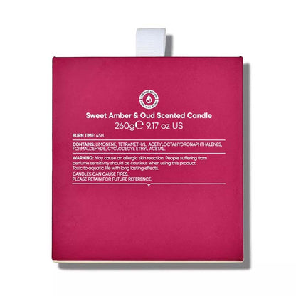 Ruby Oud Scented Candle by Sanctuary
