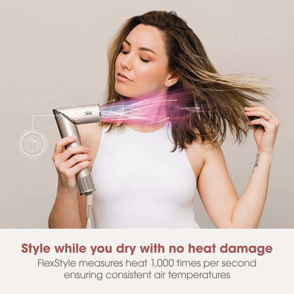 FlexStyle 5-in-1 Air Styler & Hair Dryer with Storage Case Stone by Shark