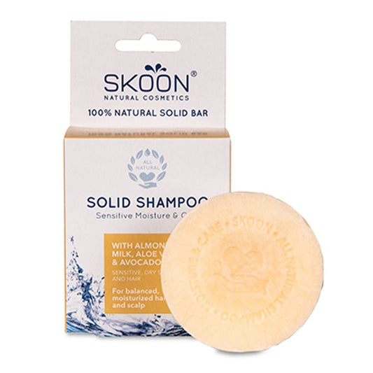 Solid Shampoo Bar Sensitive Moisture & Care by Skoon