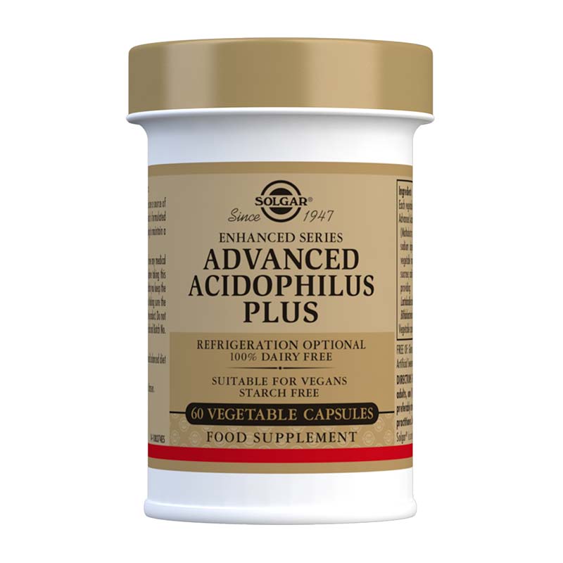 Advanced Acidophilus Plus Vegetable Capsules by Solgar