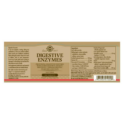 Digestive Enzymes Tablets by Solgar