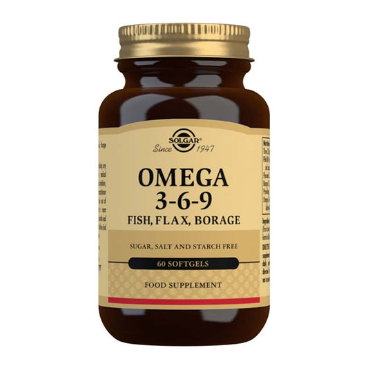 Omega 3-6-9 Fish Flax Borage 60 Softgels by Solgar