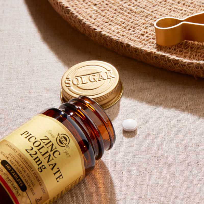 Zinc Picolinate 22 mg Tablets by Solgar